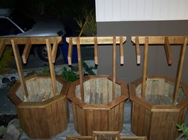 Wishing Well Planter Boxes