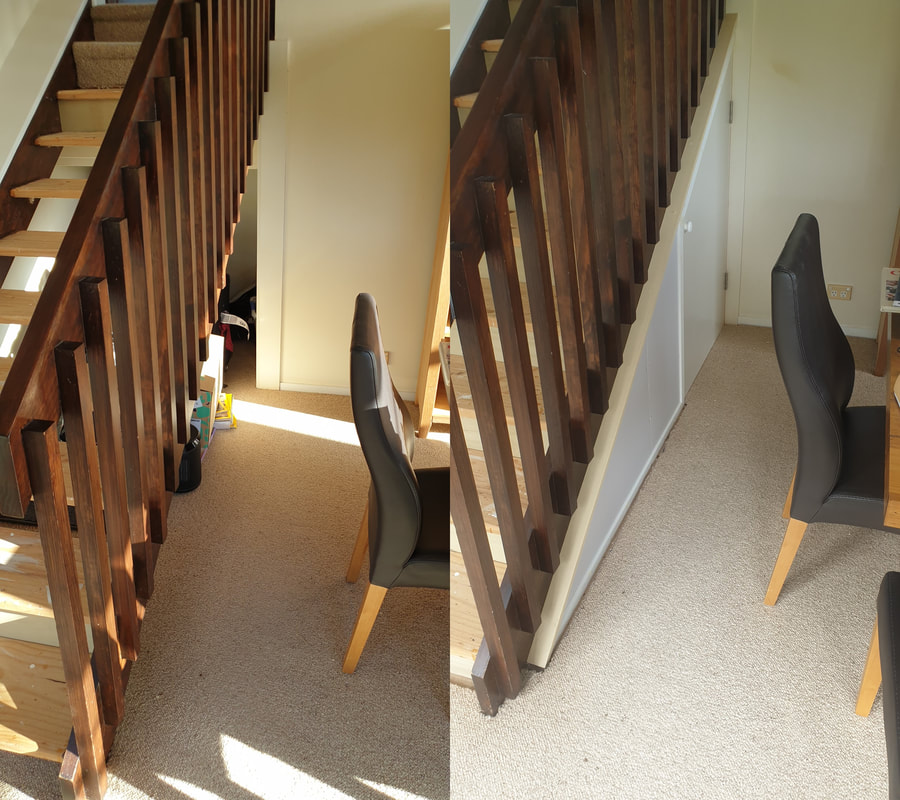 Under Stairs Cupboard - Before & After